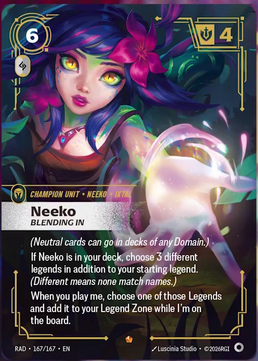 Neeko, Blending In.