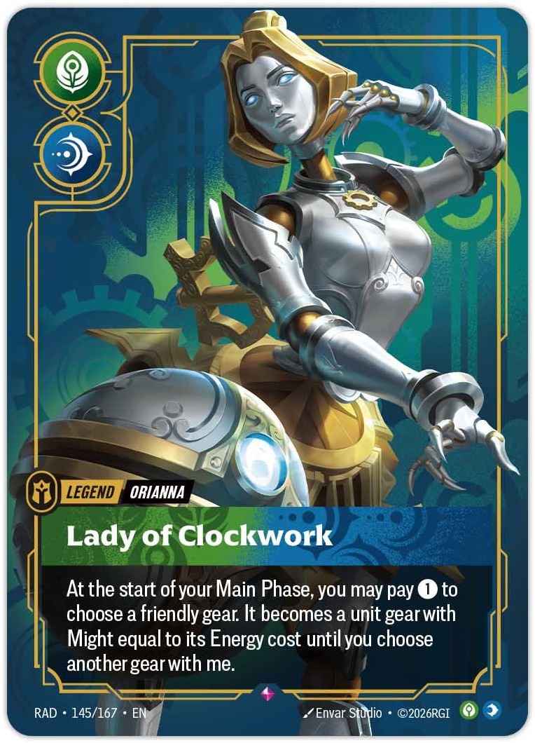 Lady of Clockwork, Orianna's Legend.