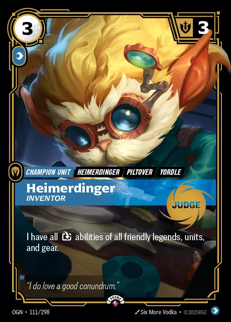 Heimerdinger, Inventor