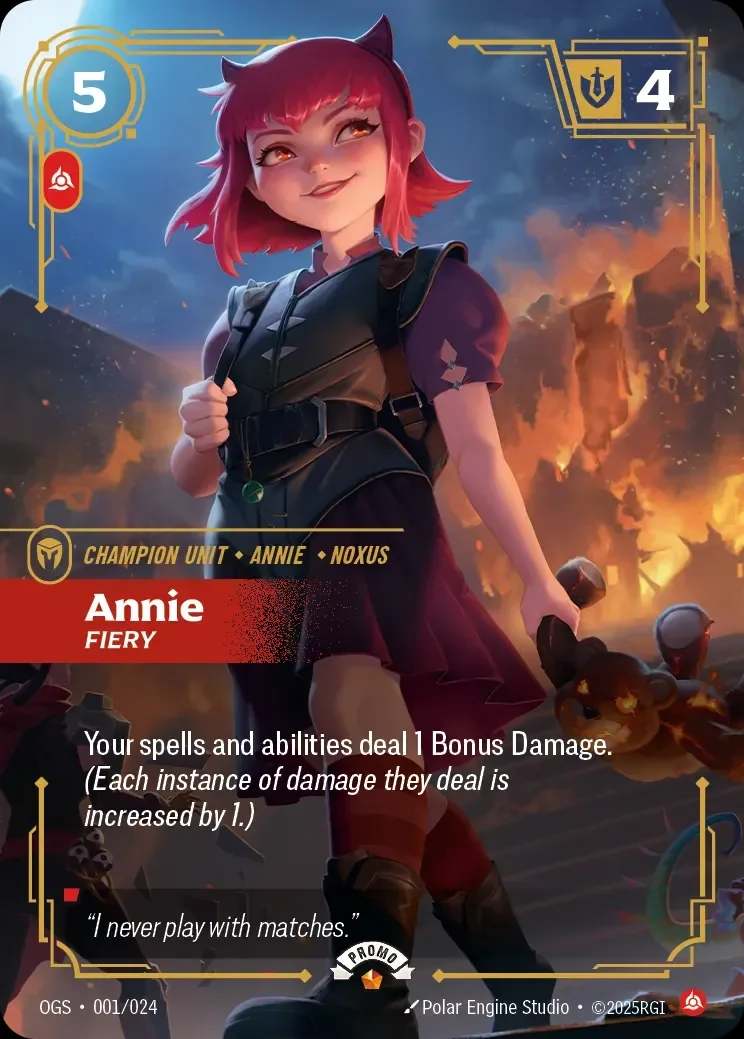 Annie, Fiery · OP-001/024