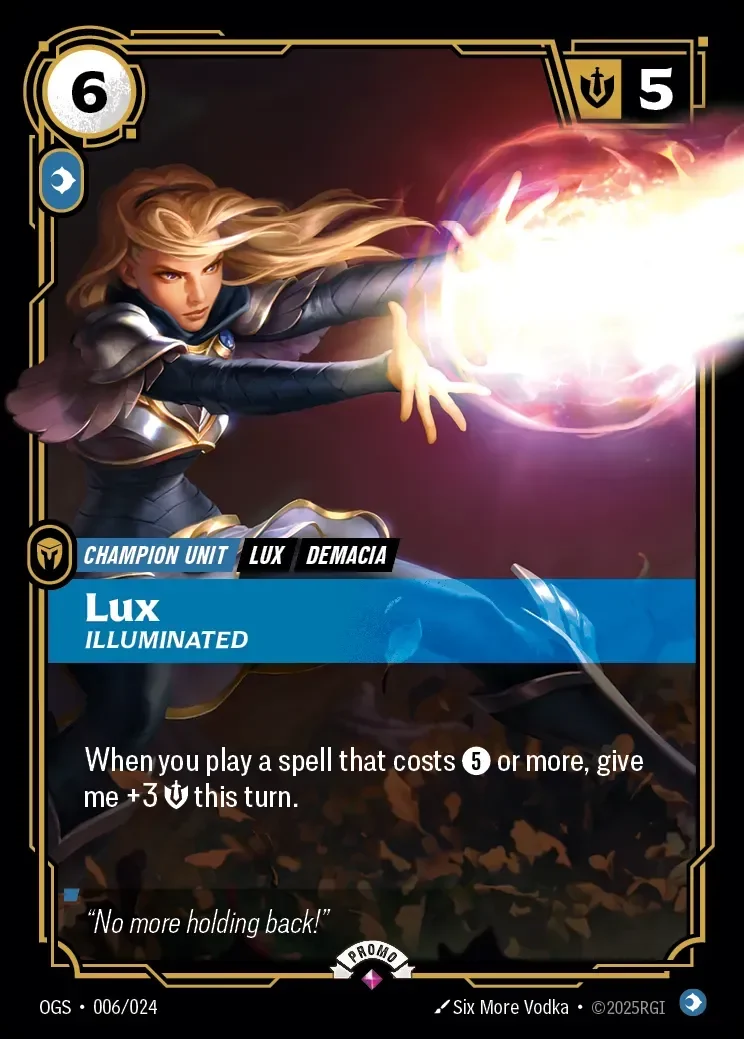 Lux, Illuminated · Promo · OP-006/024
