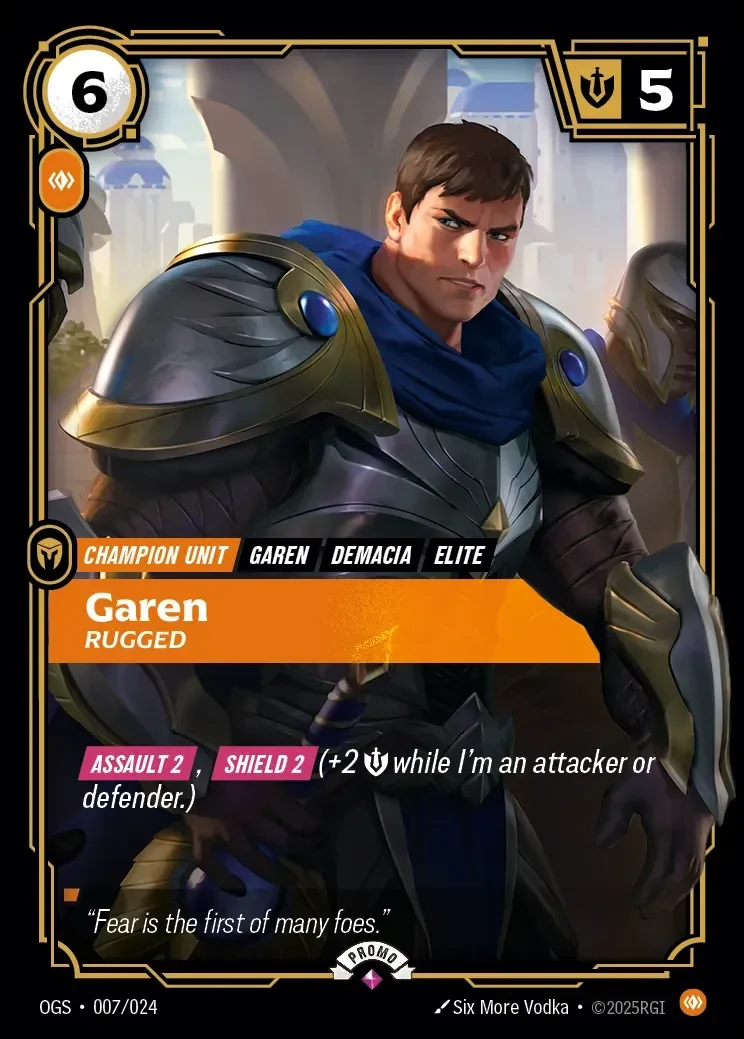 Garen, Rugged · Promo · OP-007/024