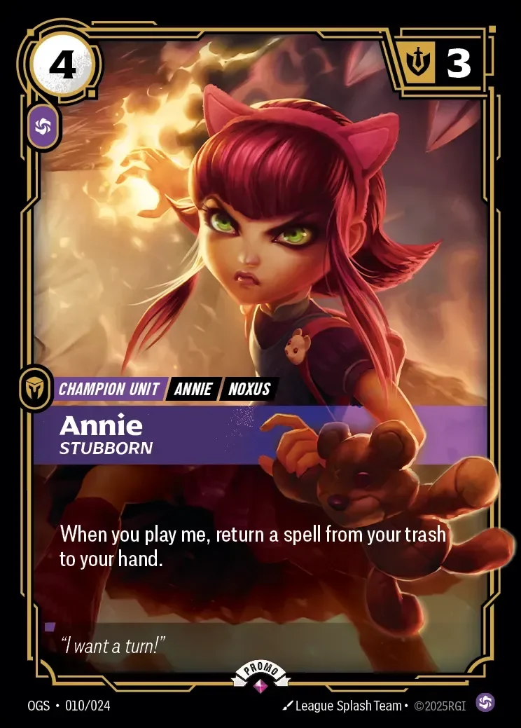 Annie, Stubborn