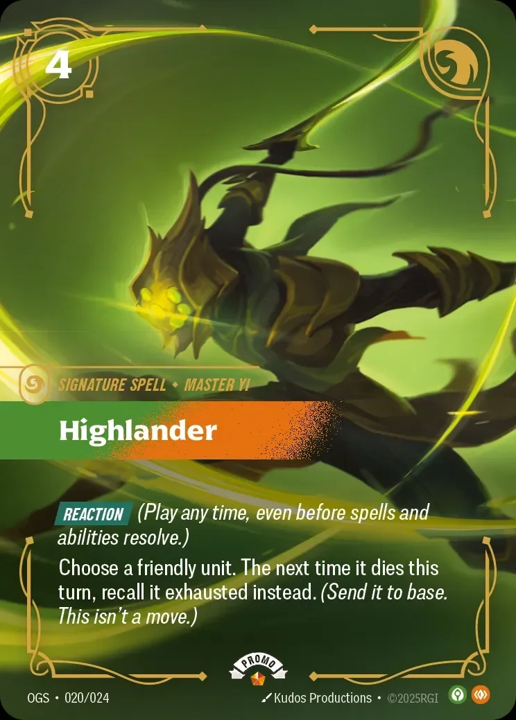 Highlander · Promo · OP-020/024