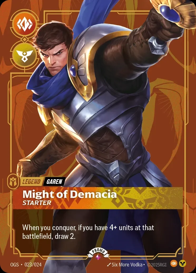 Garen, Might of Demacia · Promo · OP-023/024
