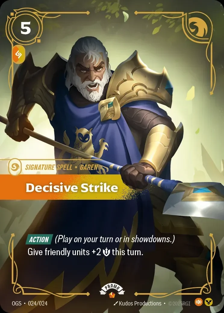 Decisive Strike · Promo · OP-024/024