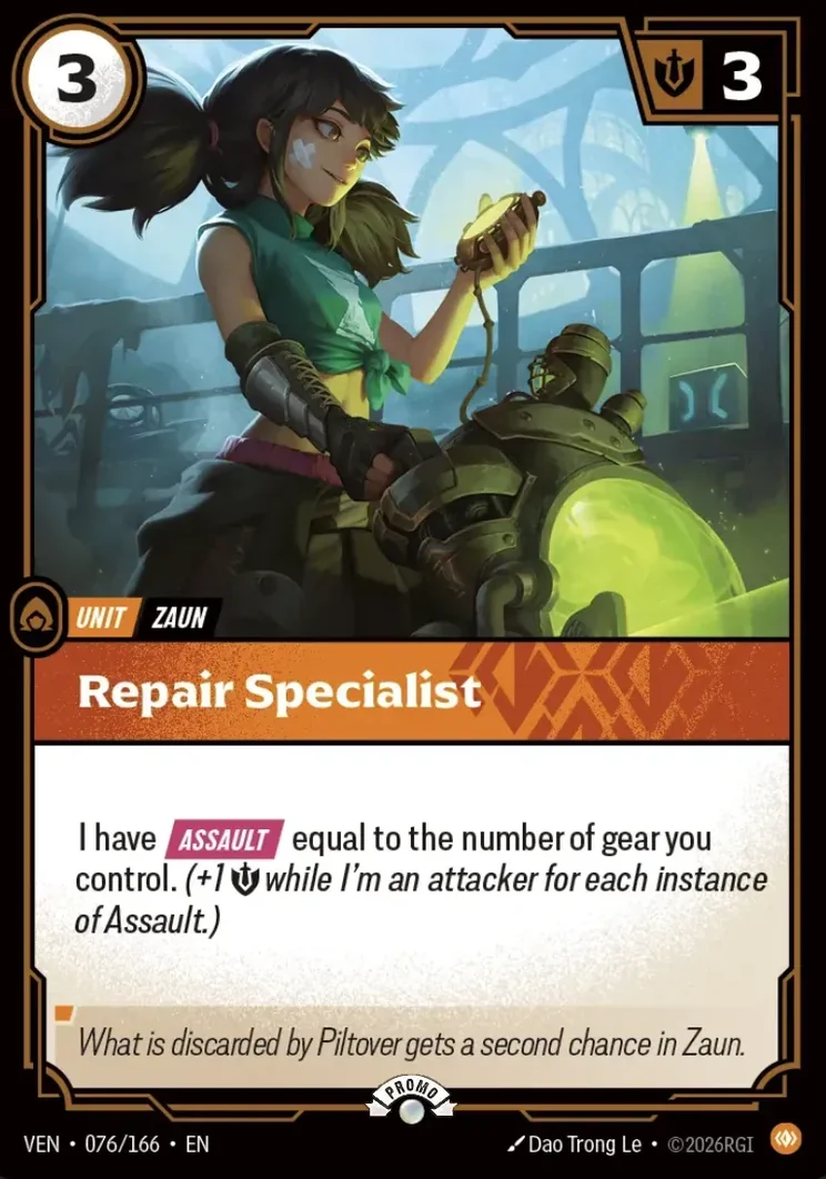 Repair Specialist · OP-076/166