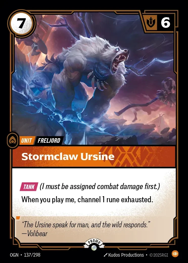 Stormclaw Ursine · OP-137/298