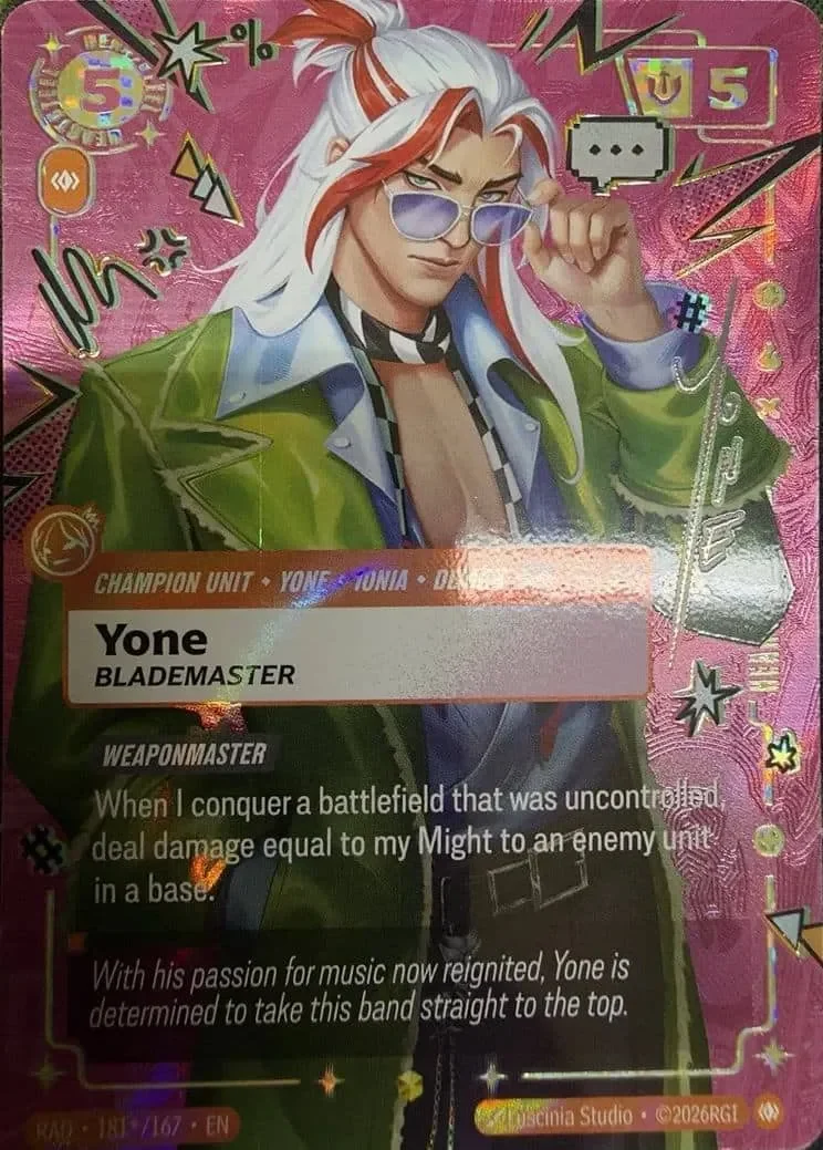 Yone, Blademaster · RAD-181*/167