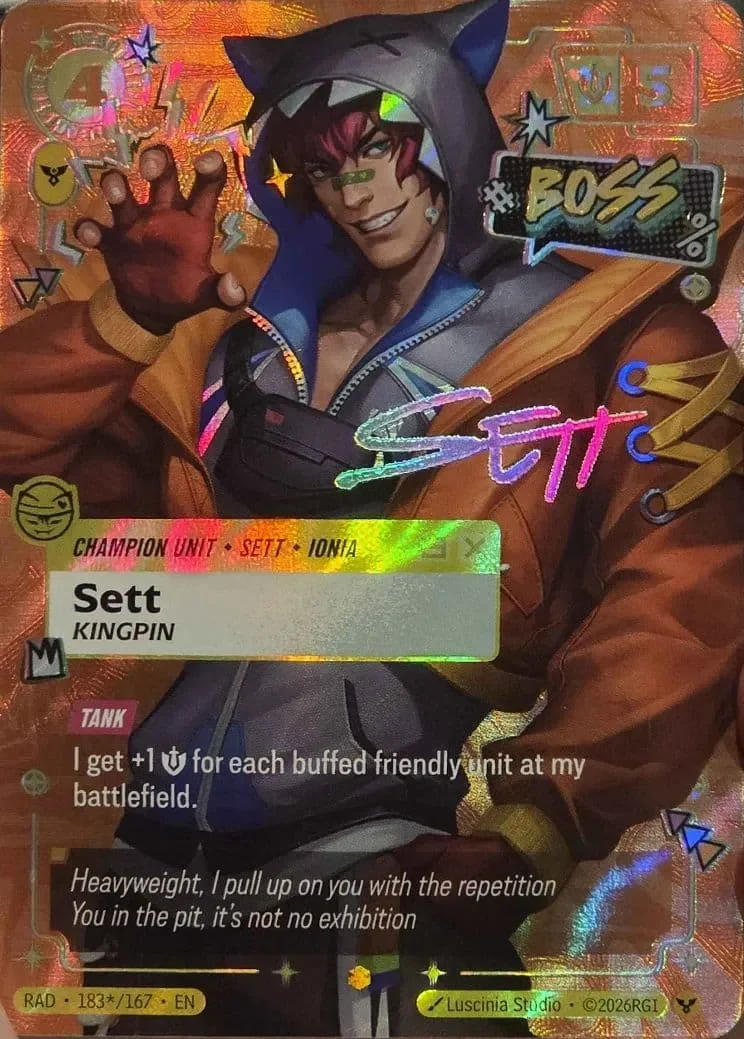 Sett, Kingpin · RAD-183*/167