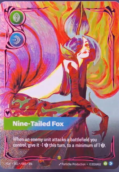 Ahri, Nine-Tailed Fox · KDA-001*/005