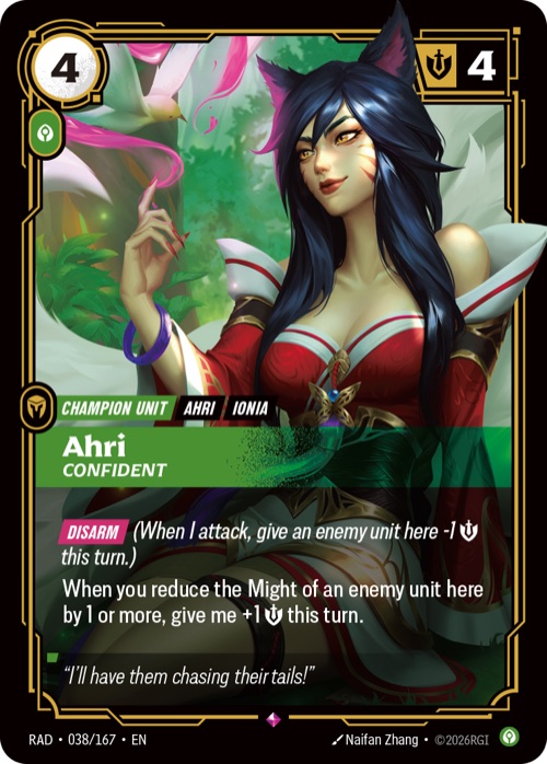 Ahri, Confident