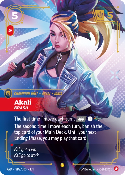 Akali, Brash, RAD SP2/005