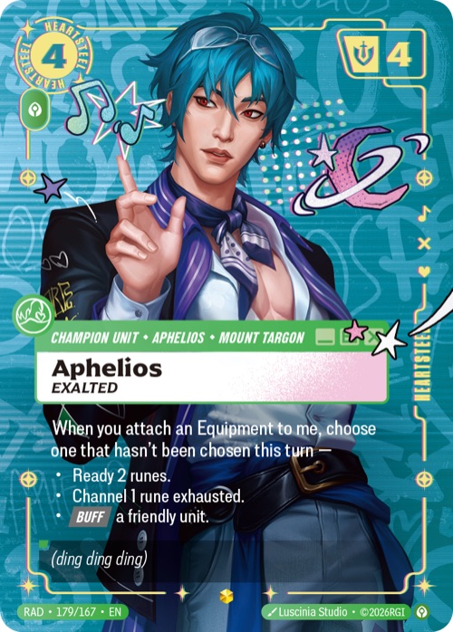 Aphelios, Exalted, RAD 179/167