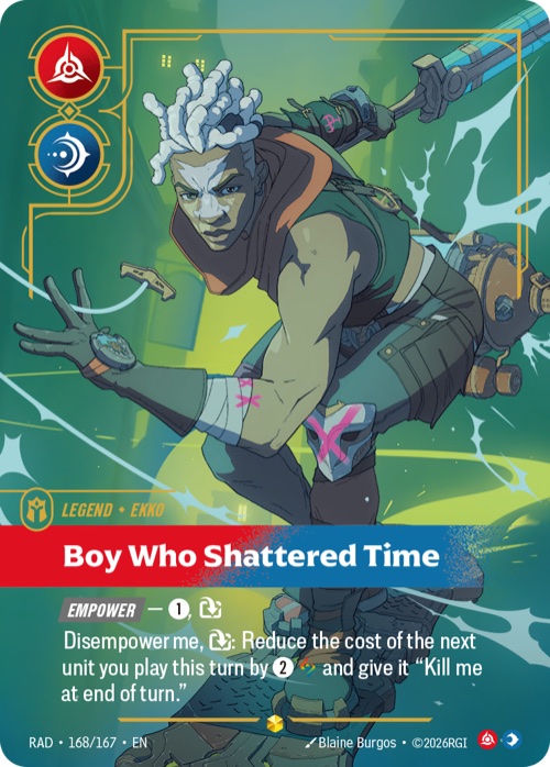 Ekko, Boy Who Shattered Time, RAD 168/167