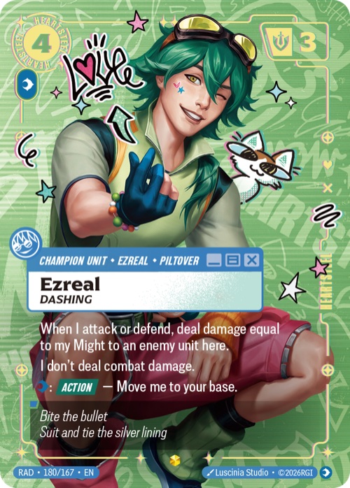 Ezreal, Dashing, RAD 180/167