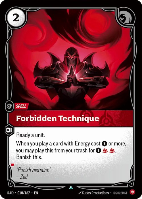 Forbidden Technique