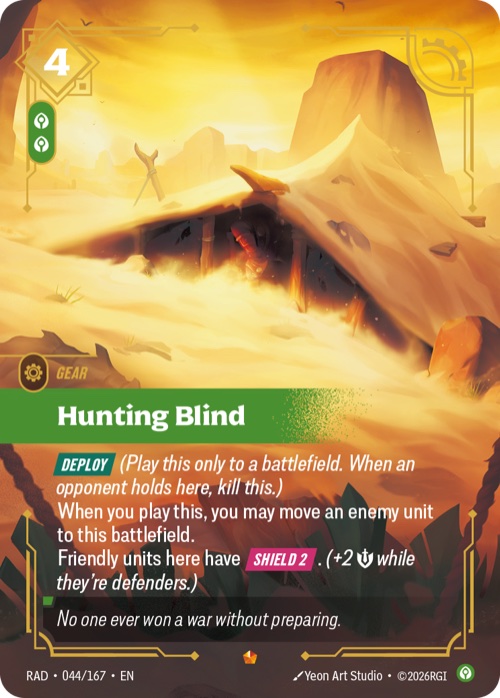 Hunting Blind · RAD-044/167