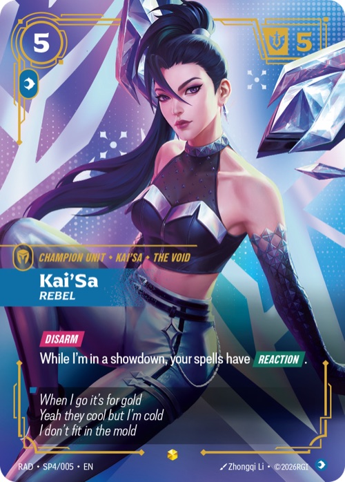 Kai'Sa, Rebel, RAD SP4/005