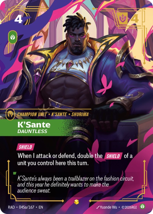 K'Sante, Dauntless, RAD 045a/167