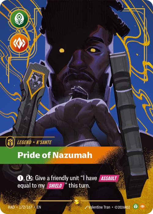 K'Sante, Pride of Nazumah, RAD 172/167