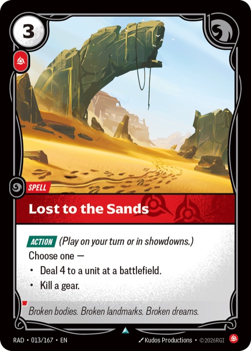 Lost to the Sands