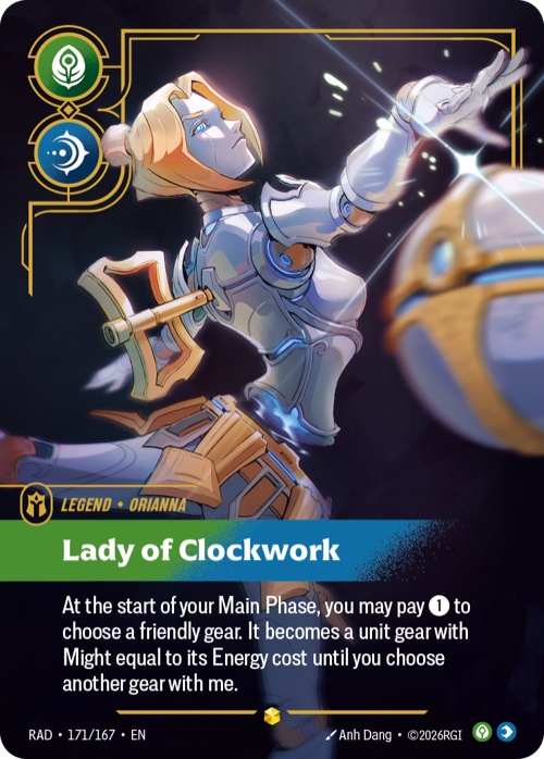 Orianna, Lady of Clockwork, RAD 171/167