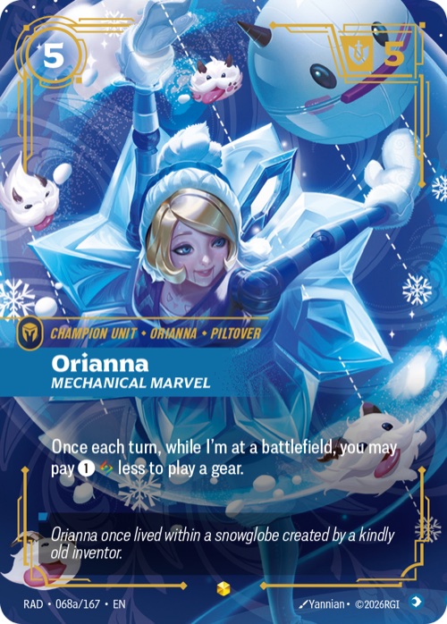 Orianna, Mechanical Marvel, RAD 068a/167