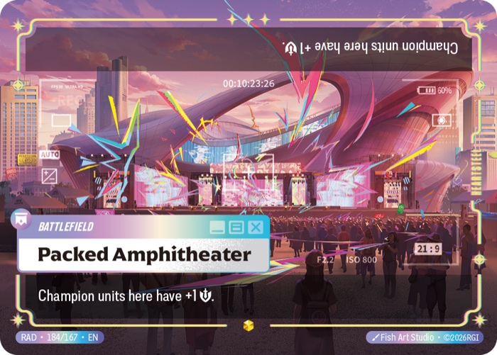 Packed Amphitheater, RAD 184/167