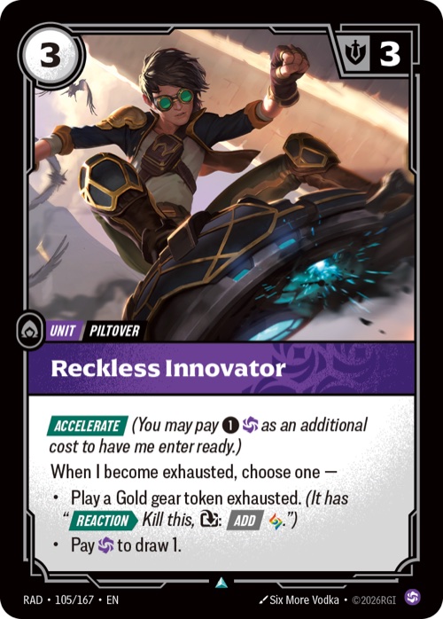 Reckless Innovator