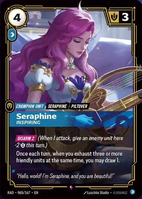 Seraphine, Inspiring · RAD-065/167