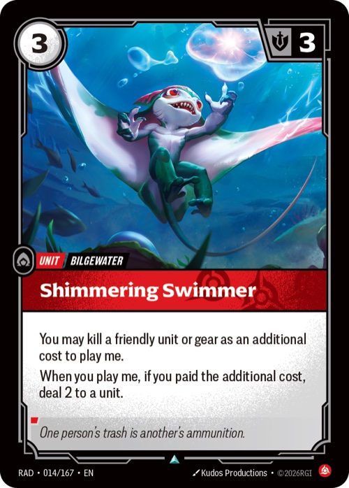 Shimmering Swimmer