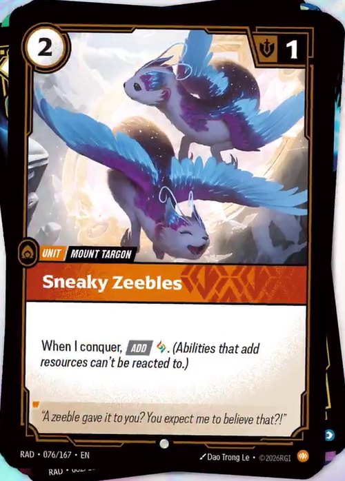 Sneaky Zeebles