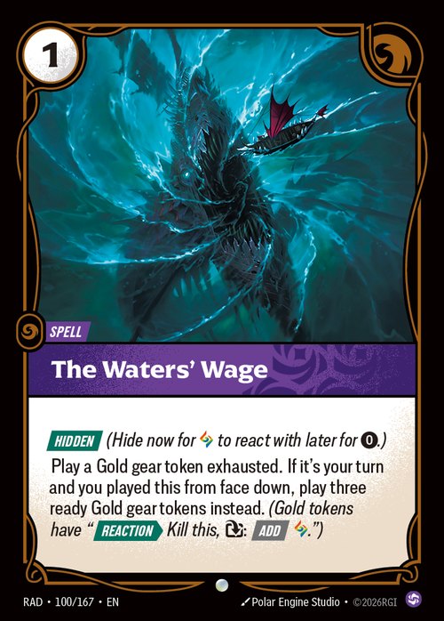 The Waters' Wage