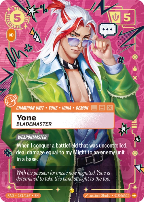 Yone, Blademaster, RAD 181/167